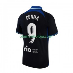 Camisola Atlético Madrid Matheus Cunha 9 Homem Equipamento Segundo 2022-2023 Manga Curta